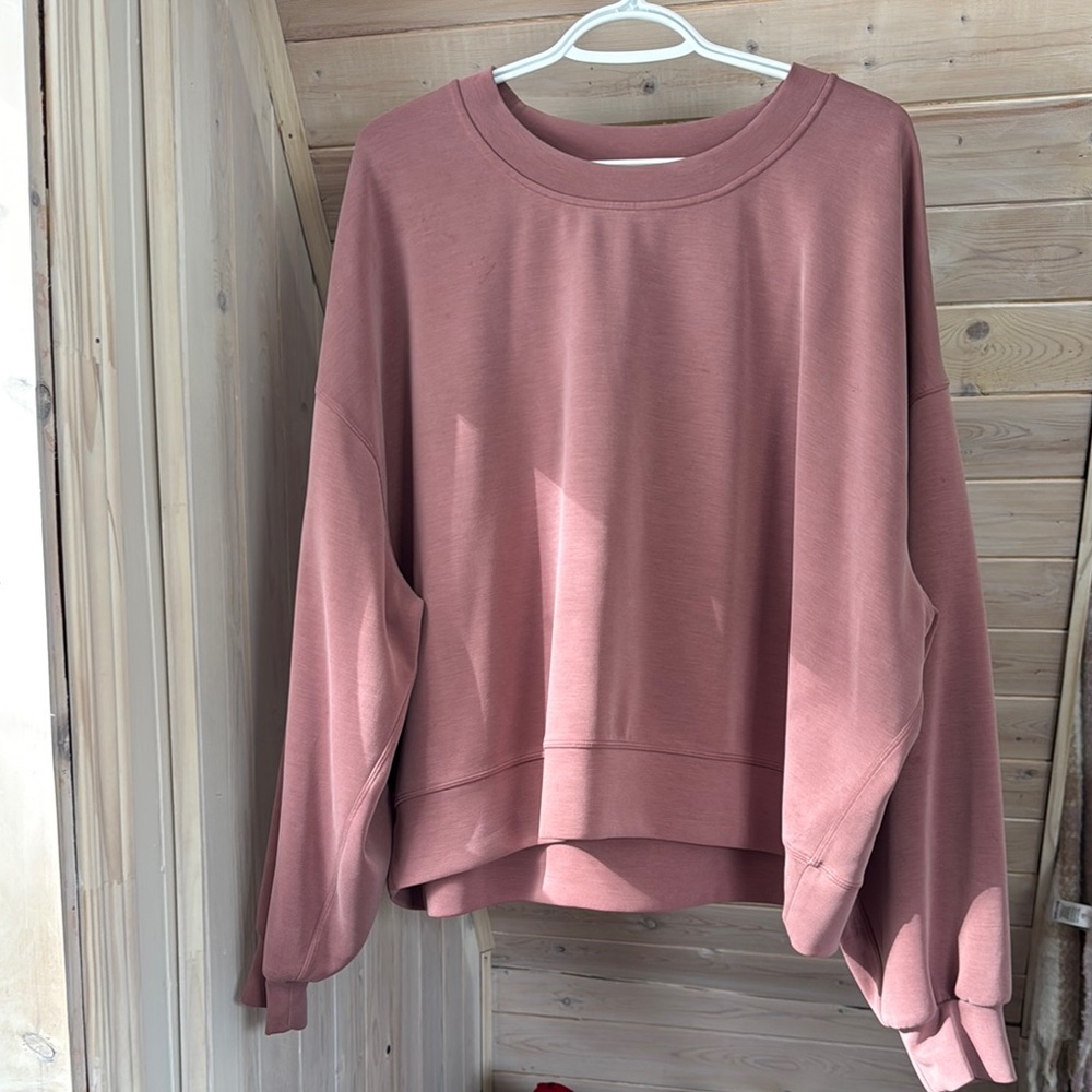 Lululemon softstreme oversized crewneck sweatshirt size 18